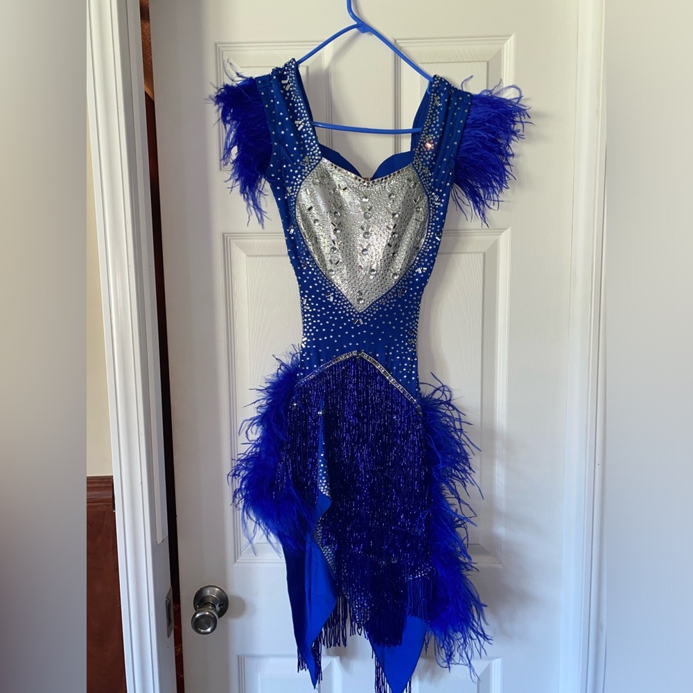 Custom ballroom competition dance dress